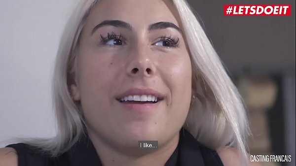 LETSDOEIT – Blonde French Slut Rough Fucked At Casting
