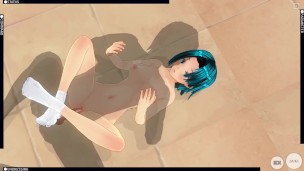 3D HENTAI cute girl rides your dick