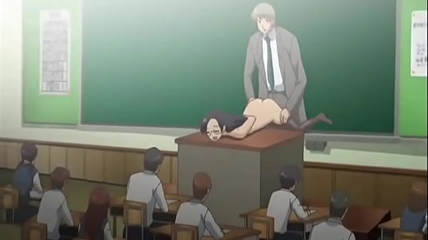 ALUMNA PERVERSA TIENE SEXO CON SU PROFESOR EN PLENA CLASE – Hentai Hitoriga Ep. 1